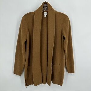 J. Crew Chelsea Sweater Blazer Heather Camel Size S